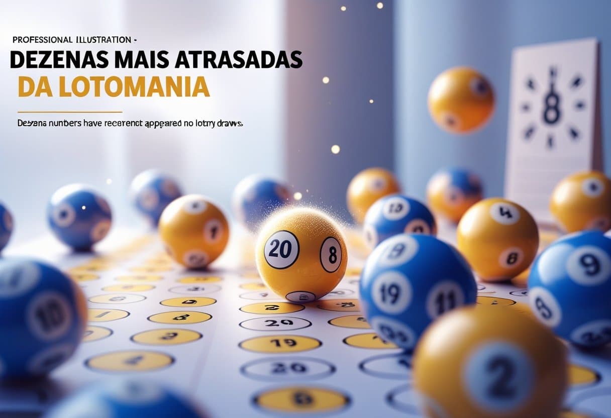 Dezenas mais atrasadas da Lotomania: guia, estatísticas e dicas